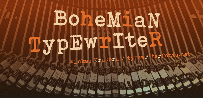Download Bohemian Typewriter Font Mac